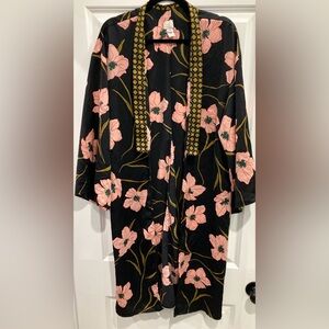 Floral Kimono Duster Cardigan